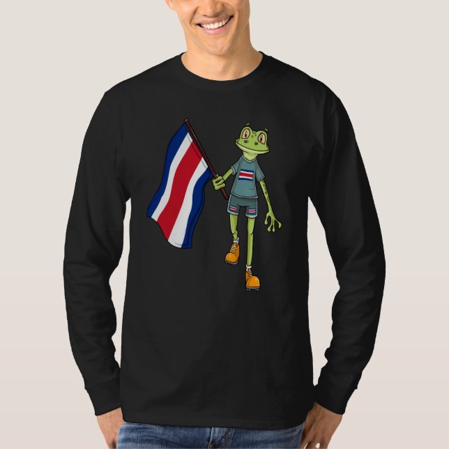 Camiseta Costa Rica Fan Frog (Anverso)