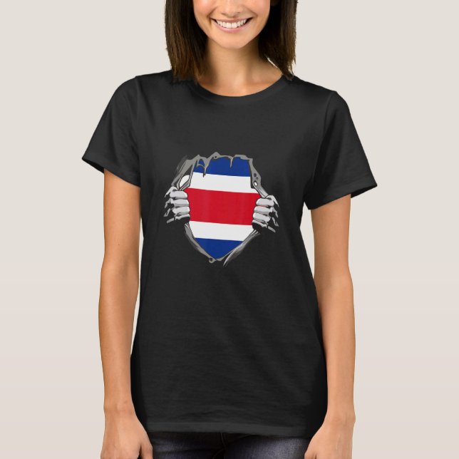 Camiseta Costa Rica Flag (Anverso)