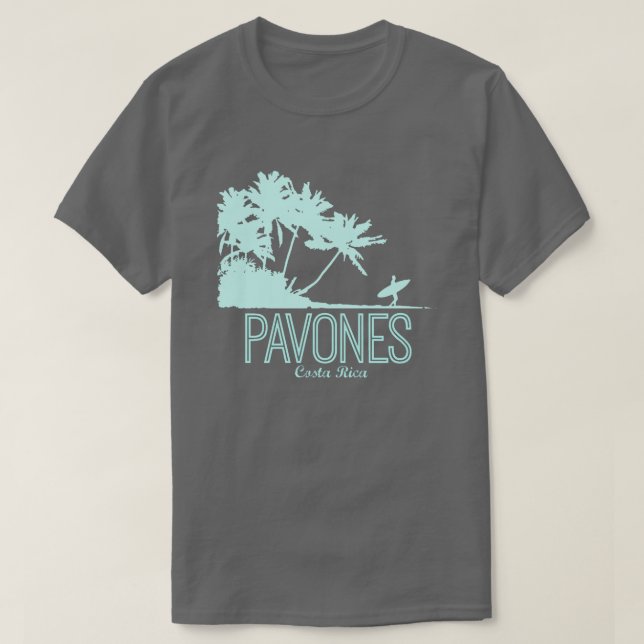Camiseta Costa Rica Pavones Surfing Beach Souvenir (Diseño del anverso)