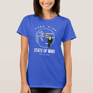 Camiseta Costa Rica Pura Vida estado mental de Toucan 