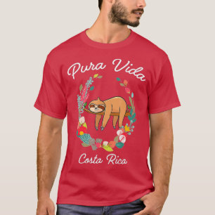 Camiseta Costa Rica Pura Vida Sloth