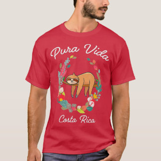 Camiseta Costa Rica Pura Vida Sloth