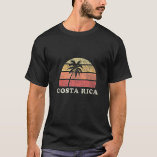 Camiseta Costa Rica retroceso retro vintage de los años 70