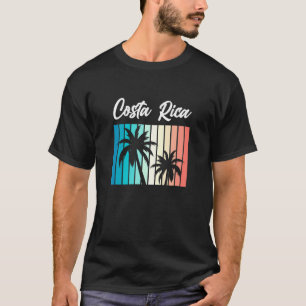 Camiseta Costa Rica Sunset 70s 80s Vacaciones Retro Vintage