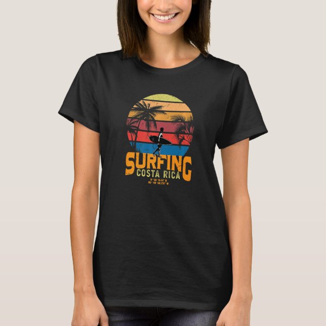 Camiseta Costa Rica Surfing Premium 1 (Anverso)