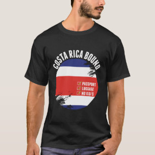 Camiseta Costa Rica Viaje País Vecino Bandera Costa V