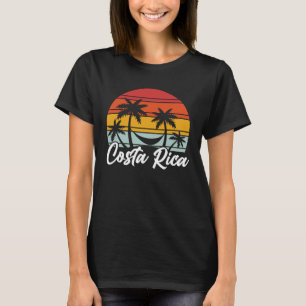 Camiseta Costa Rica Vintage Vacation Beach Ocean Summer Cos
