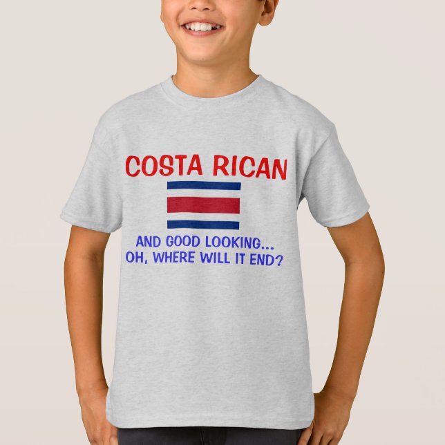 Camiseta Costa Rican y apuesto (Anverso)