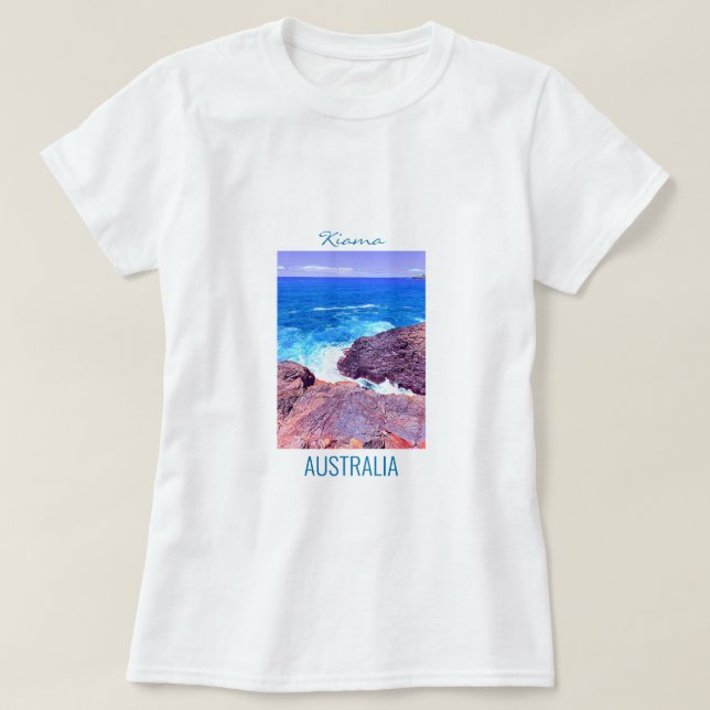 Camiseta Costa Sur de Kiama NSW Australia (Diseño del anverso)