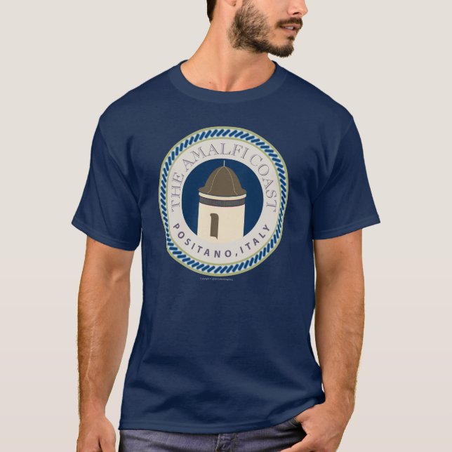 Camiseta Costa-T-camisa de Amalfi (Anverso)