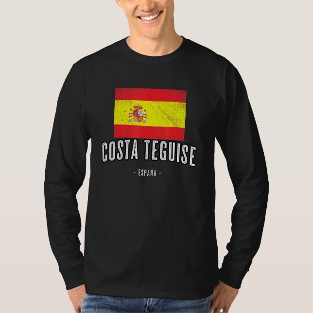 Camiseta Costa Teguise España Es Bandera Ciudad Bandera Rop (Anverso)