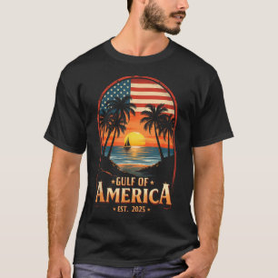 Camiseta Costa Vi De Bandera Del Golfo Retro De Eeuu Est 20