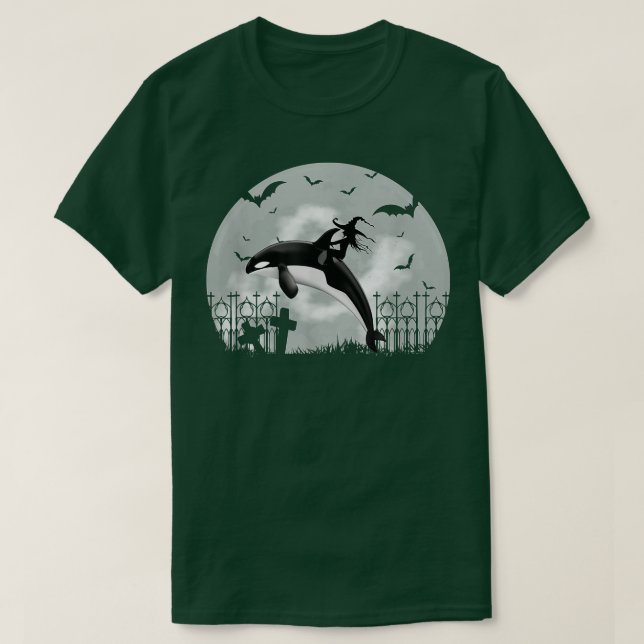 Camiseta Costazo de Halloween divertido con la luna de ball (Diseño del anverso)