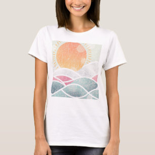 Camiseta costera/costera/náutica soleada