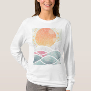 Camiseta costera/costera/náutica soleada