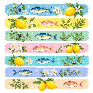 Camiseta Costera de Pescado Mediterráneo