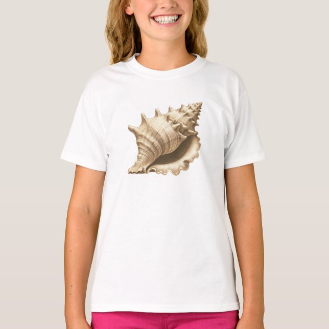 Camiseta Costero/playa/concha náutica (Anverso)