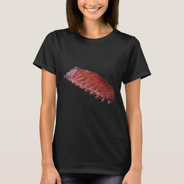 Camiseta Costillar de costillas a la BBQ  (Anverso)