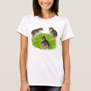 Camiseta Costillas de codorniz blanco Bobwhite