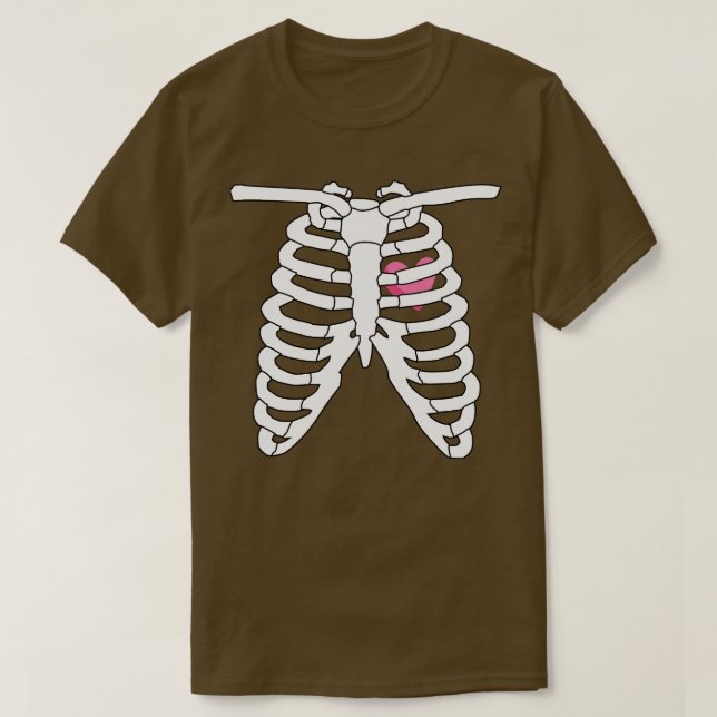 Camiseta Costillas y corazón 1 (Diseño del anverso)
