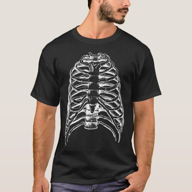 Camiseta Costillas y espina dorsal (Anverso)