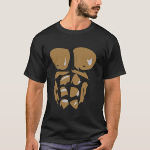Camiseta Costo de abdominales de gorila muscular de Hallowe