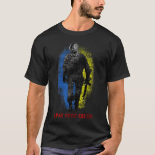 Camiseta Costo de bandera de Ucrania del guerrero cosaco Vi