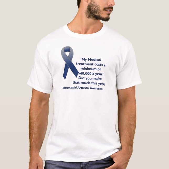 Camiseta Costo de la medicación Artritis Reumatoide Sensibi (Anverso)