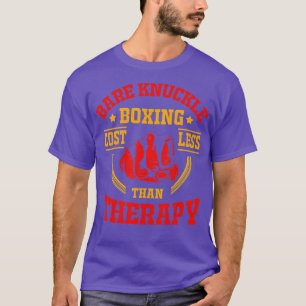 Camiseta Costos De Boxeo De Knuckle Bare Inferiores A La Te