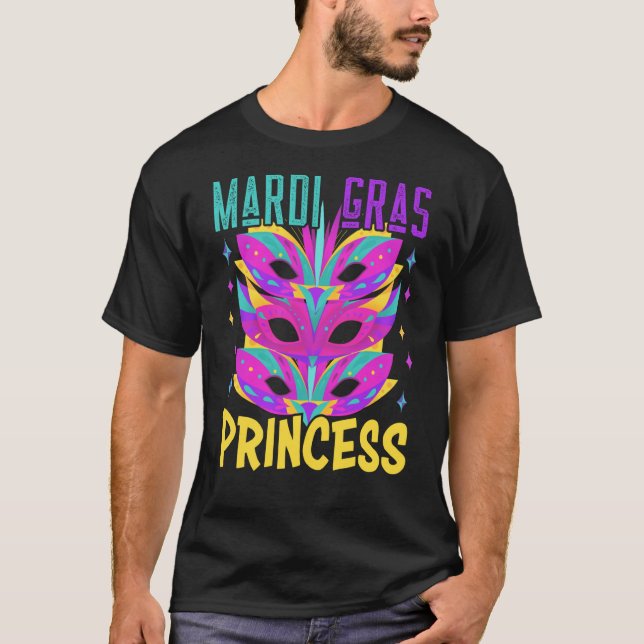 Camiseta Costú del Carnaval de la Princesa Mardi Gras (Anverso)