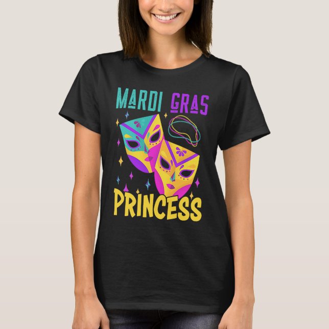 Camiseta Costú del Carnaval de la Princesa Mardi Gras (Anverso)