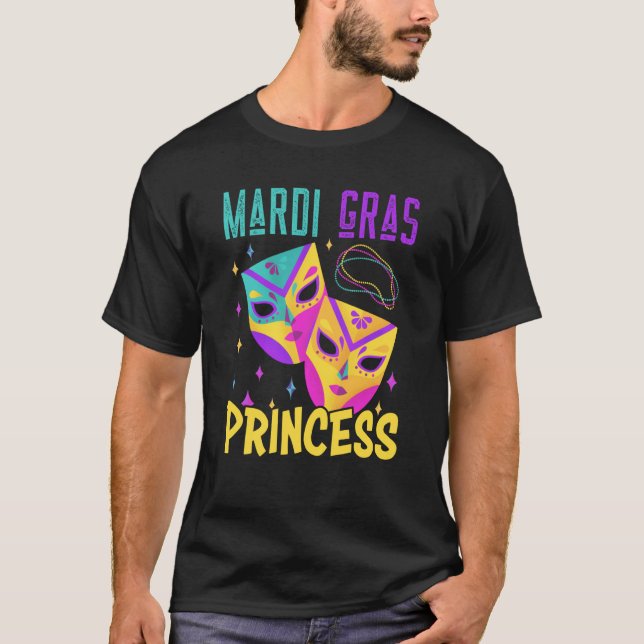 Camiseta Costú del Carnaval de la Princesa Mardi Gras (Anverso)