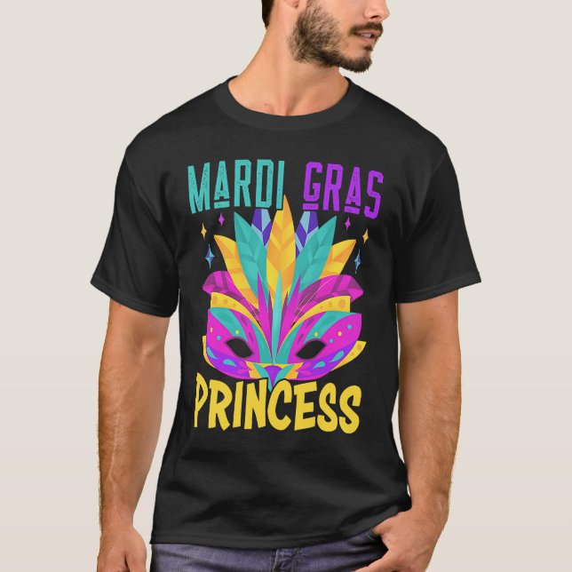 Camiseta Costú del Carnaval de la Princesa Mardi Gras (Anverso)
