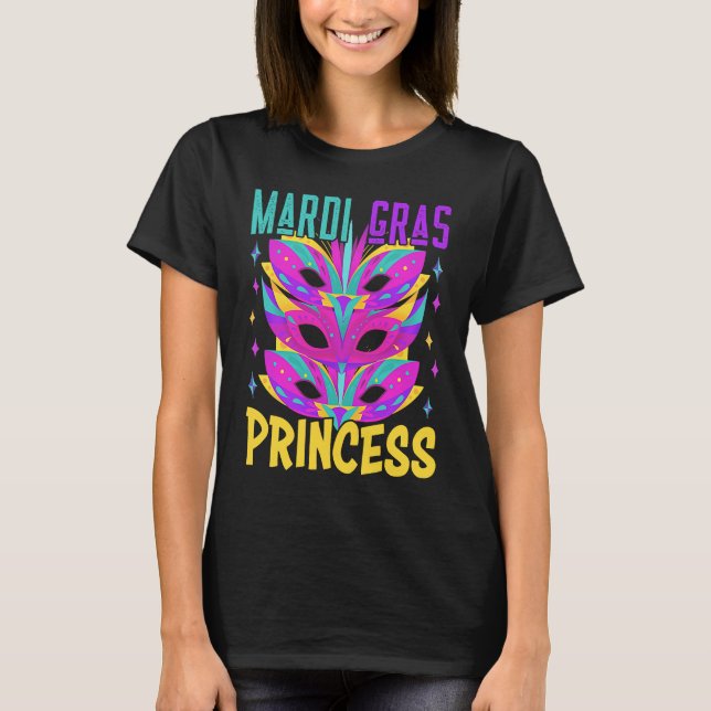 Camiseta Costú del Carnaval de la Princesa Mardi Gras (Anverso)