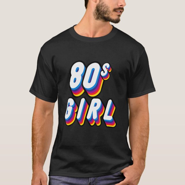 Camiseta Costu, Fiesta de la década de 1980 de la Chica Vie (Anverso)