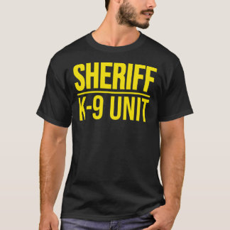 CAMISETA COSTUM DEL OFICIAL DE UNIFORME DE PERROS DE POLICÍ