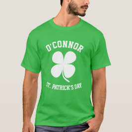 Camiseta Costum Name afortunado Shamrock St. Patrick's Day