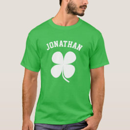 Camiseta Costum Name afortunado Shamrock St. Patrick's Day