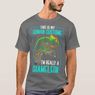 Camiseta Costuma animal salvaje Chameleon