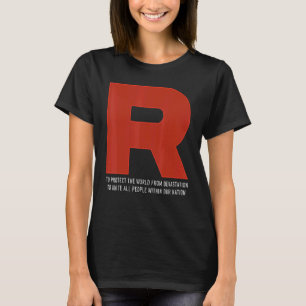 Camiseta Costuma De Cohetes De Equipo R Con Videojuego De M