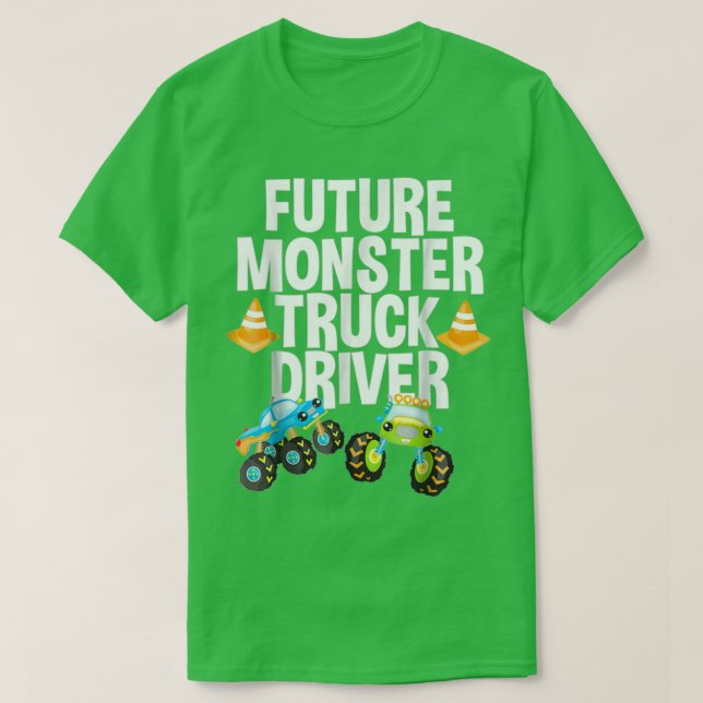 Camiseta Costuma de controlador de futuros monstruos (Diseño del anverso)