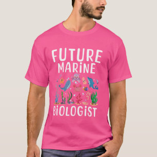 Camiseta Costuma de corte del biólogo marino futuro