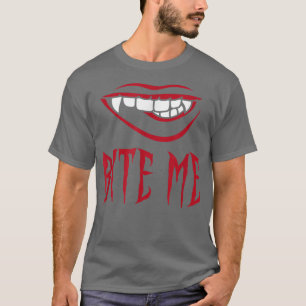 Camiseta Cóstuma de dientes de vampiro para Halloween