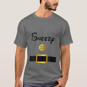 Camiseta Costuma de enano estornudo de Halloween