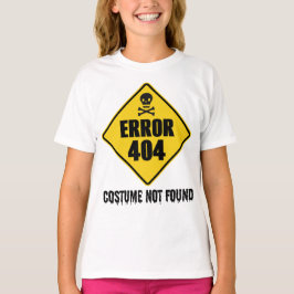 Camiseta Costuma de error de Halloween 404 no encontrada