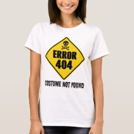 Camiseta Costuma de error de Halloween 404 no encontrada