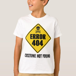 Camiseta Costuma de error de Halloween 404 no encontrada