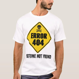 Camiseta Costuma de error de Halloween 404 no encontrada