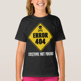 Camiseta Costuma de error de Halloween 404 no encontrada