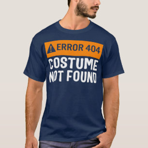Camiseta Costuma de error de Halloween 404 no encontrada co